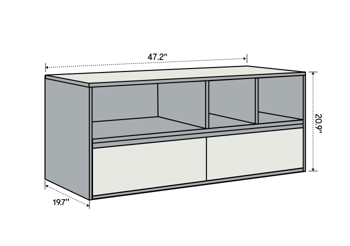 FlexiSpot Sideboard for Standing Desk | Modular Office Storage
