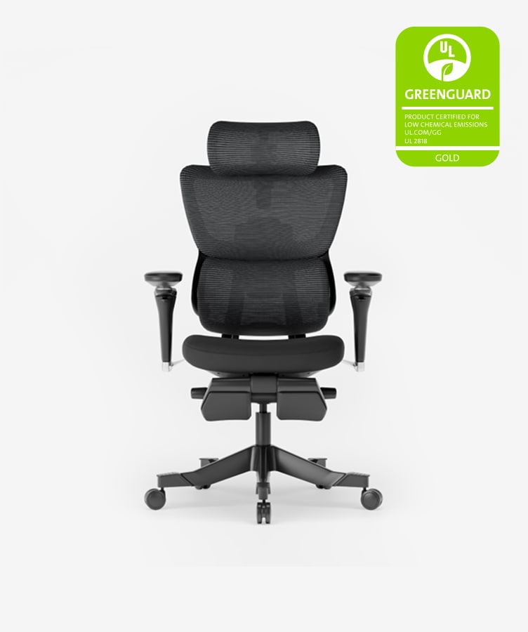 Verstellbarer ergonomischer Stuhl mit weichem Sitzgefühl