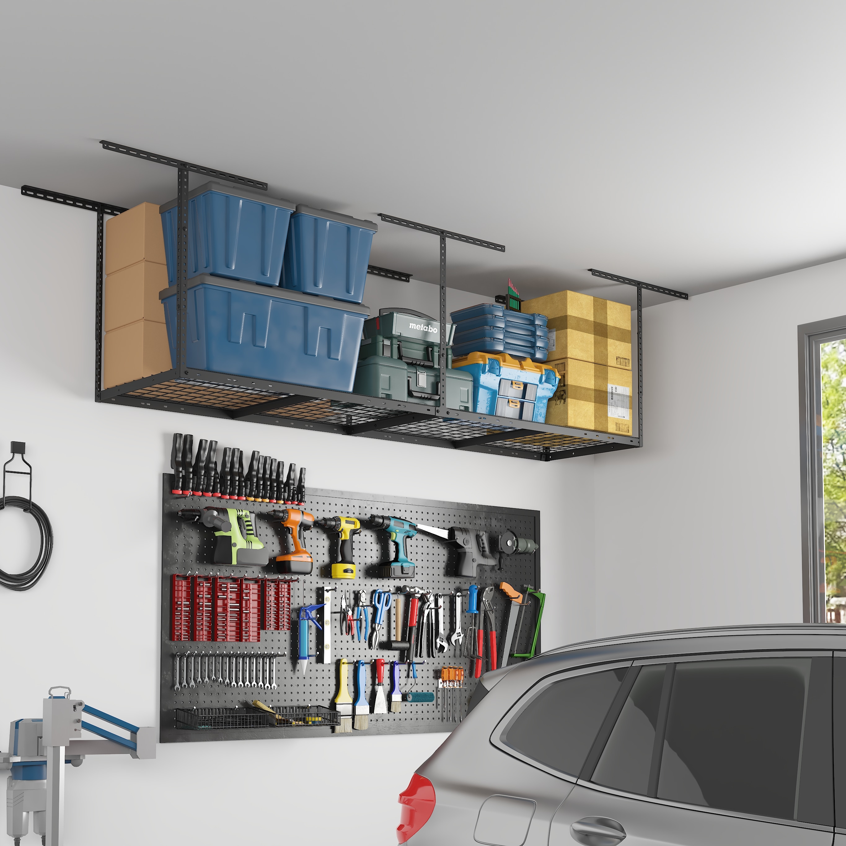 FLEXIMOUNTS Classic Series Overhead Garage Storage Racks are available in multiple sizes¡ª4'x8', 4'x6', 3'x6', 3'x8', and 2'x8'¡ªto fit a variety of garage layouts.