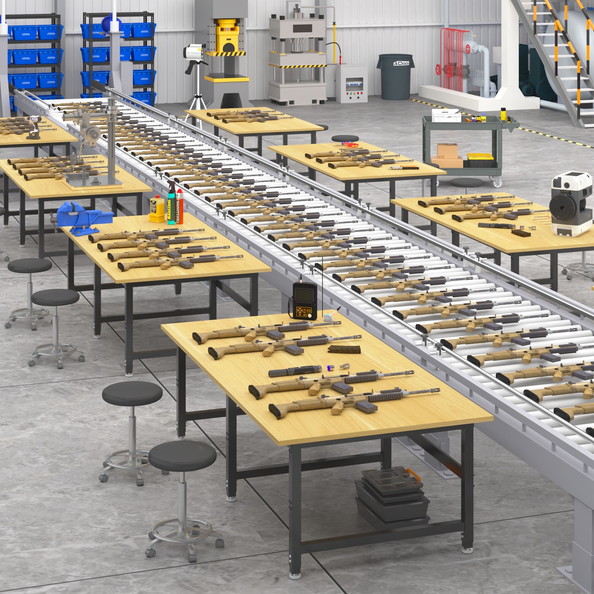 Gun Workbench for Firearm Manufacturing: Industrial Requirements ...