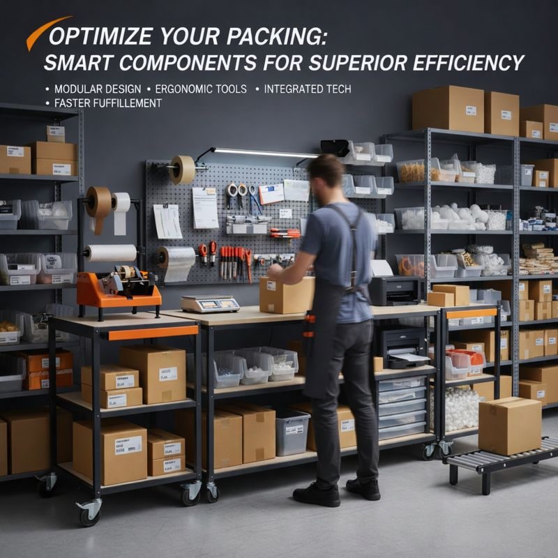 Packing Storage System Handling 100+ Orders a Day? 5 Must-Have Packing Station Storage ...