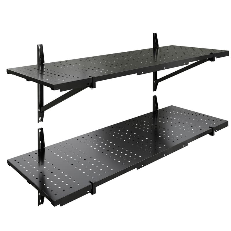 Classic Perforated Wall Shelf | FLEXIMOUNTS