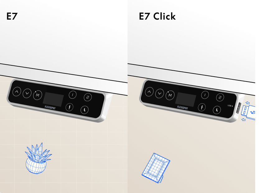 電動昇降式デスク・E7 Click | FlexiSpot 公式ストア