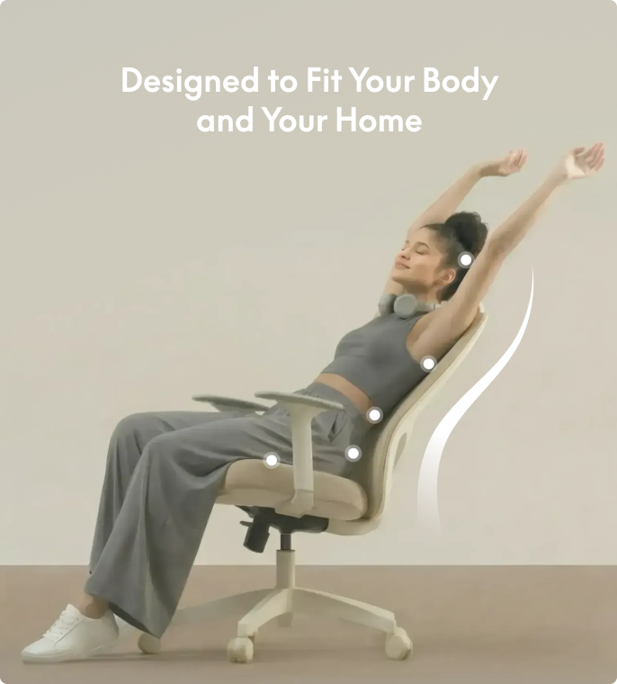 ergonomic chair C5 designed to fit your body and your home