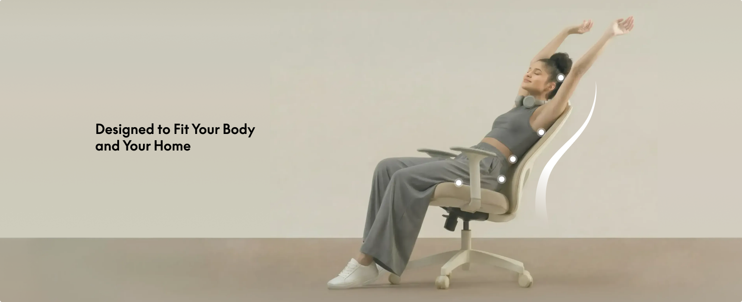 ergonomic chair C5 designed to fit your body and your home