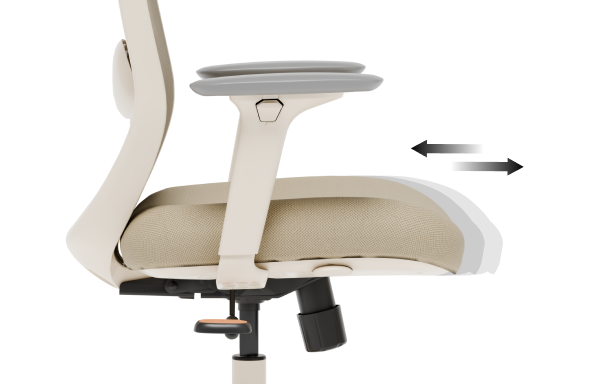 ergonomic chair C5 with adjustable seat depth