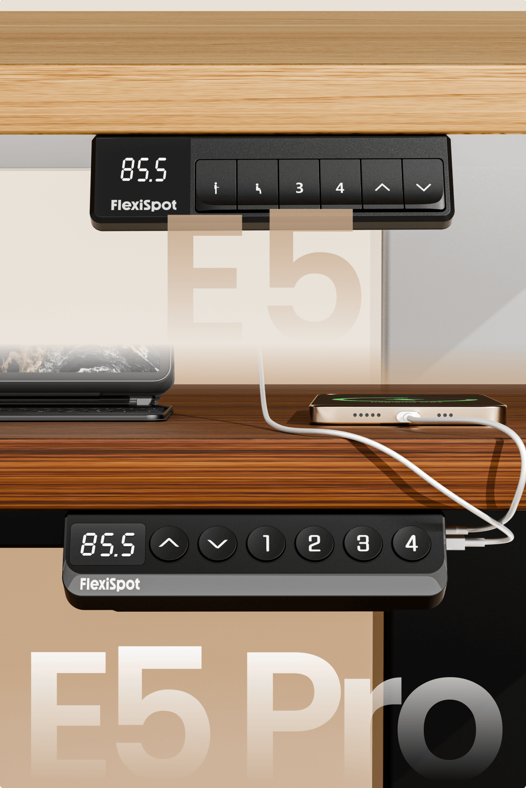 Elektrische zit sta bureau E5/E5 Lite | NL