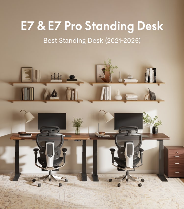 Electric Height Adjustable Standing Desk: Dual Motor