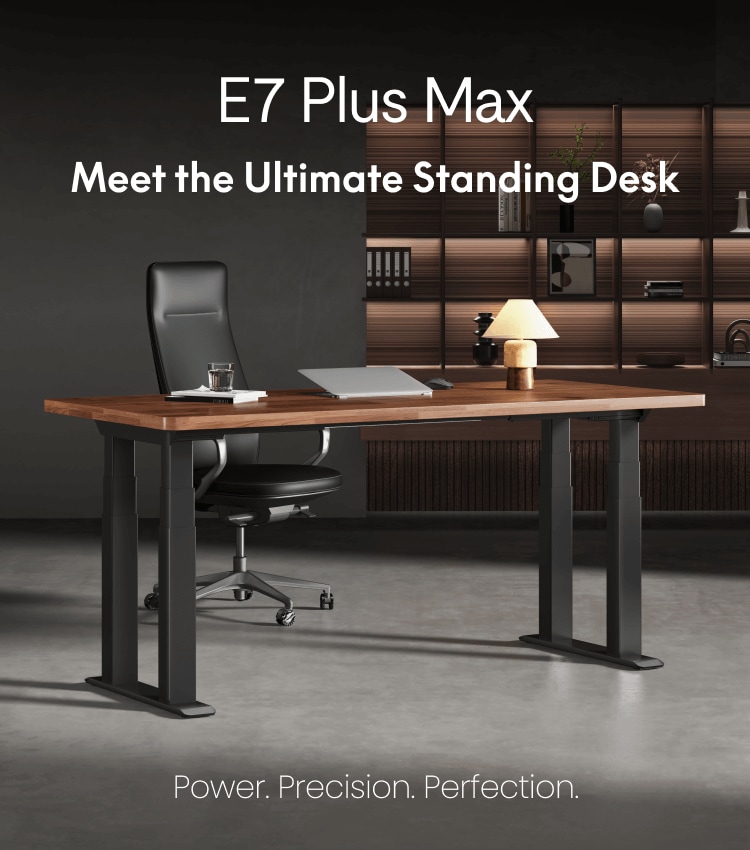 Premium 4-Leg Standing Desk E7 Plus Max|FlexiSpot Height