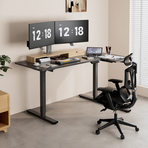 FLEXISPOT EF1 ブラック 楽天市場】昇降式デスク 電動 コンセント付き Flexispot EF1 Pro