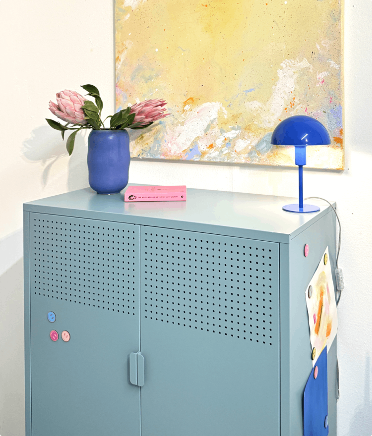 Armoire Atelier Aluminium Junior 5001.6053 – Rangement Malin Avec Plateau Rabattable