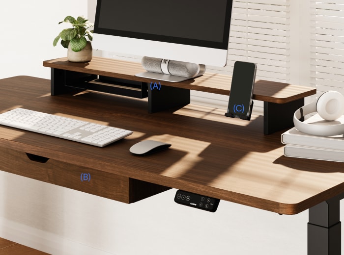 FlexiSpot All-in-One Standing Desk & Cabinet System | Home Office