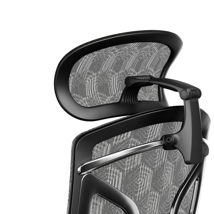 Ergonomic chair Apollo with extra-wide headrest