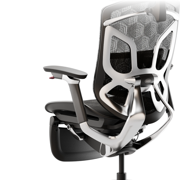Ergonomic chair Apollo with stylish backrest