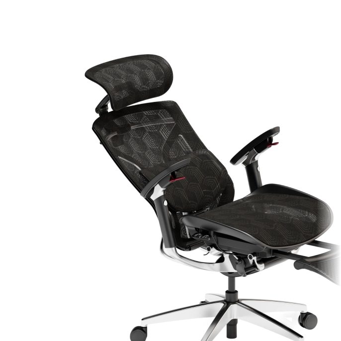 Ergonomic chair Apollo with backrest recline function