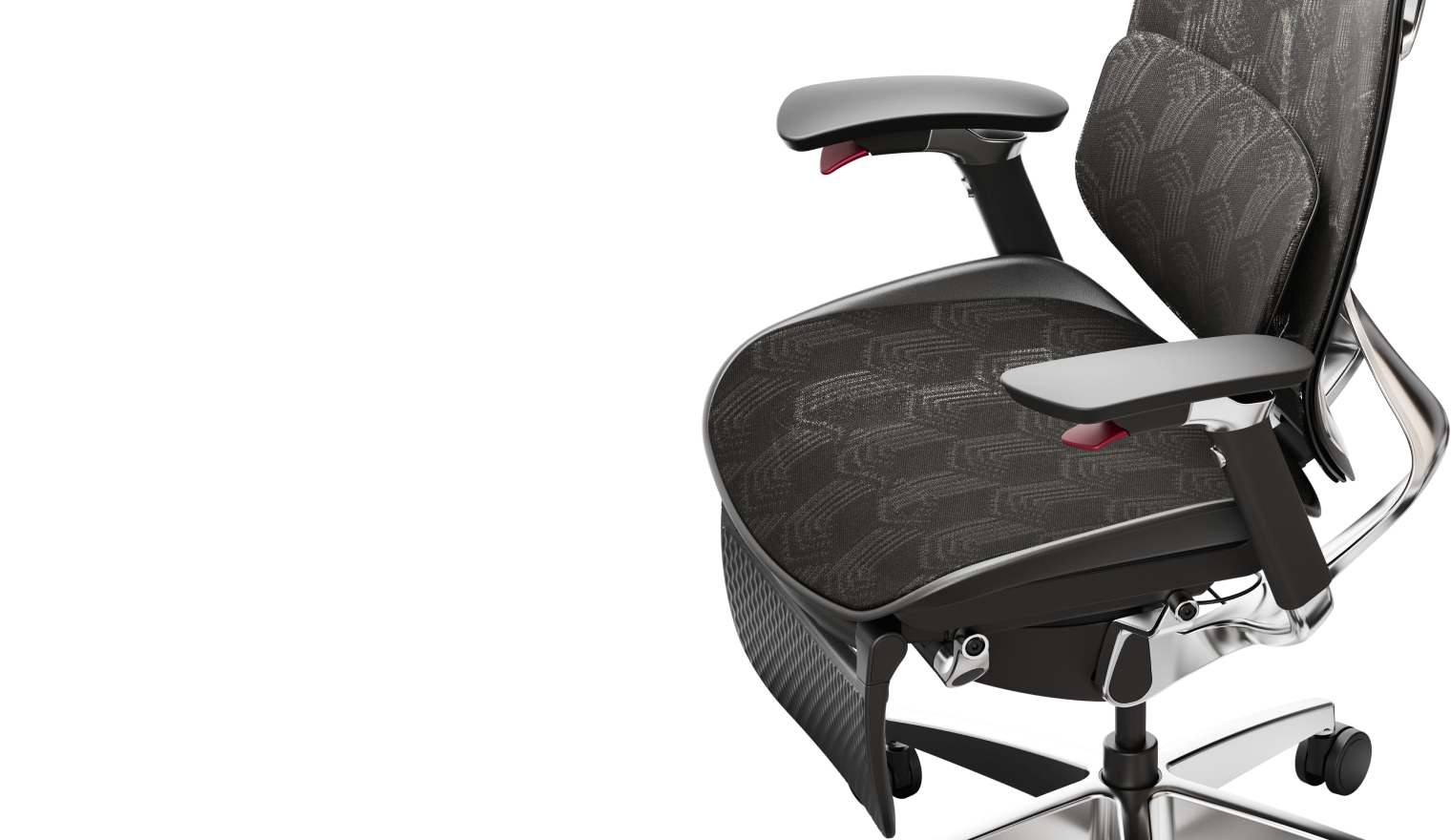 Ergonomic chair Apollo with 4D double-axis armrest