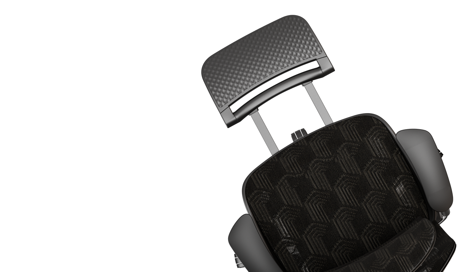 Ergonomic chair Apollo with retractable footrest