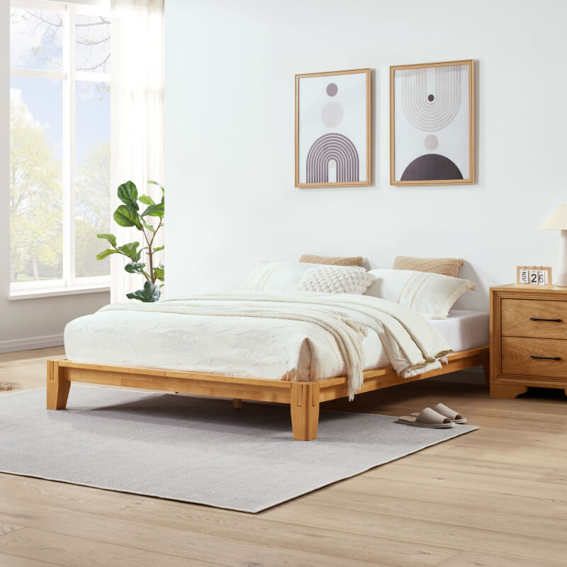 木製ベッドフレーム・Kana Bed | FlexiSpot 公式ストア