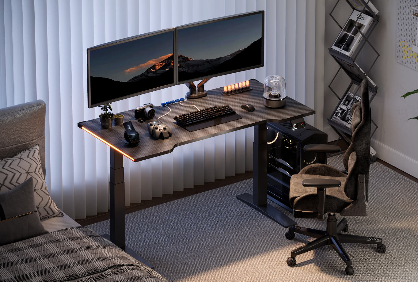 カーボン調天板・GCR1407 | FlexiSpot 公式ストア