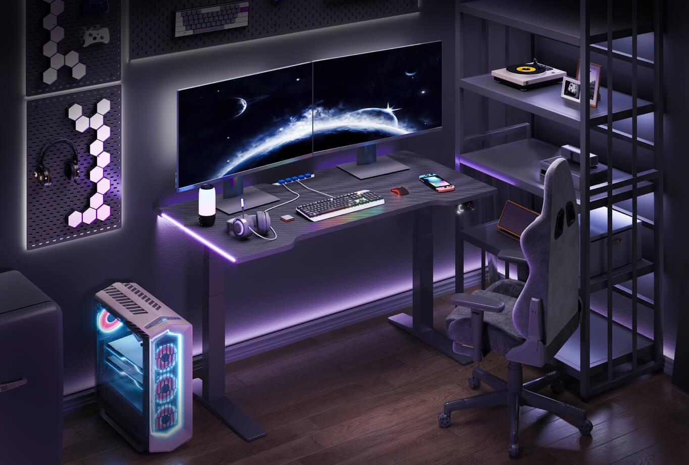 カーボン調天板・GCR1407 | FlexiSpot 公式ストア