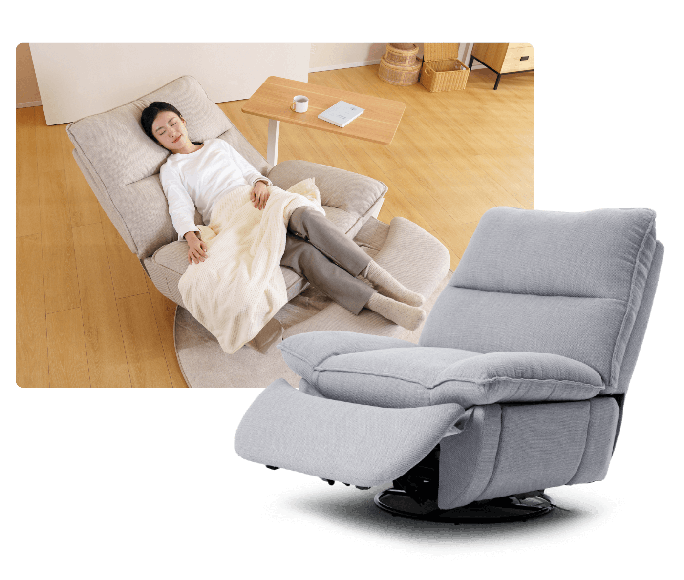 FlexiSpot 電動リクライニングソファ Lotus XRC5 Proグレー magazine-report-20251104-2-