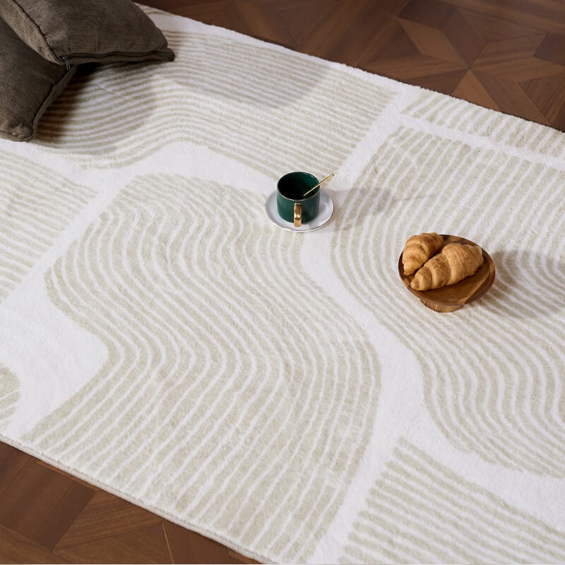 ラグ・カーペット onedayapartmentjapan. oneapa rug 保温性のあるラグ Pitapa シロクマ 幅180cm 奥行180cm | ラグ