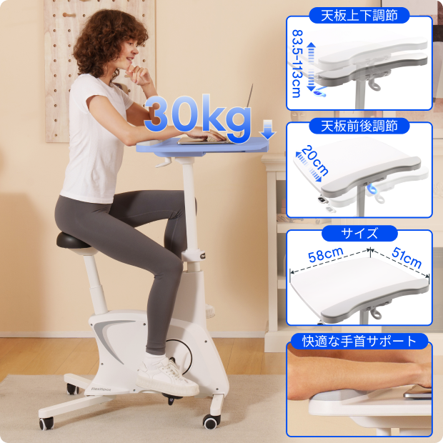 こもも flexispot にも利用可能 デスクバイク・V9 Lite | FlexiSpot 公式ストア