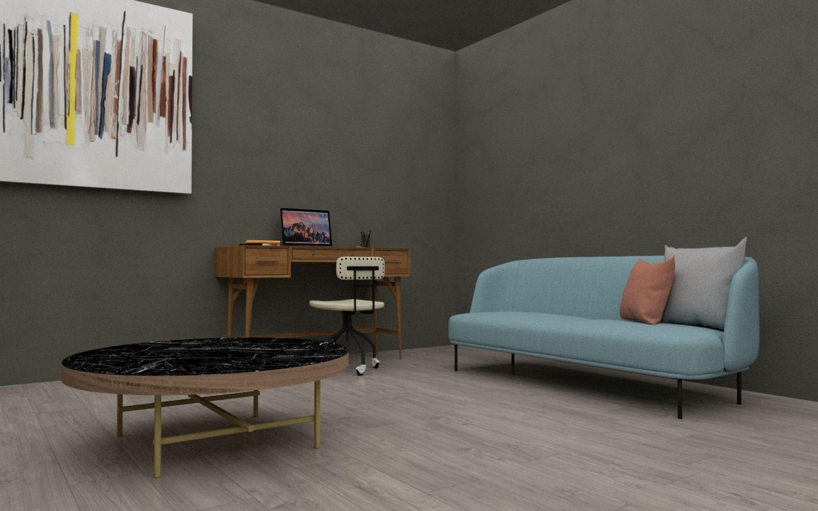 How to Create a Multi-Functional Living Room That Works as an Office ...
