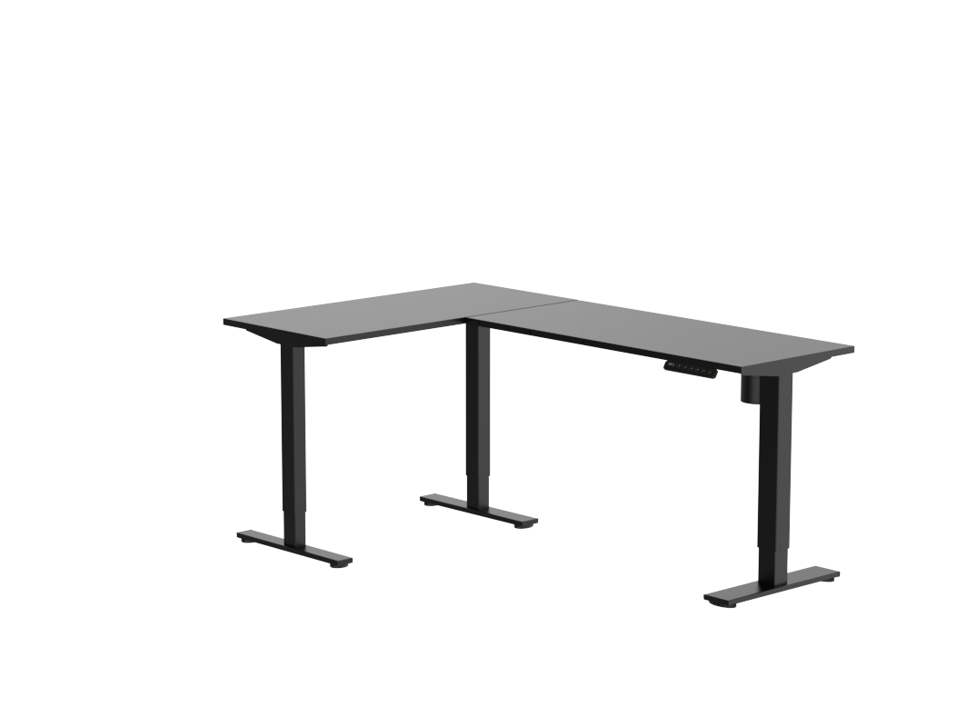 Flexispot Escritorio Esquinero Ajustable en Altura con 3 Patas con Cajón Q1L/Q2L