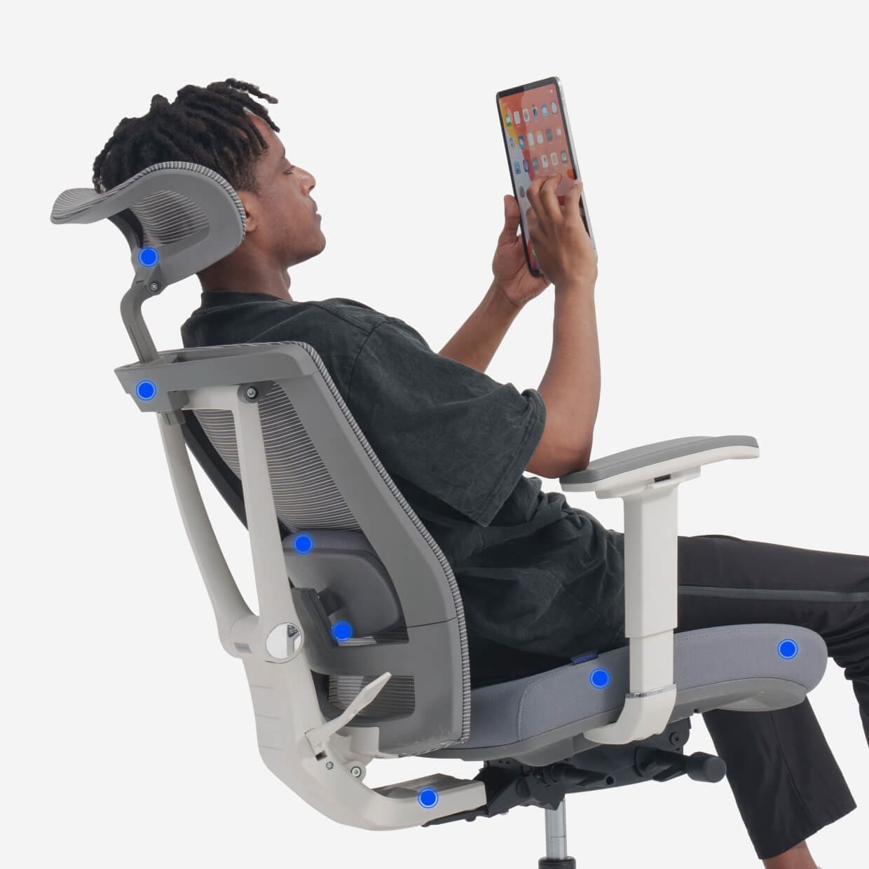 Sitting Office Chair Upper Back Support Ergonomic Office Chair