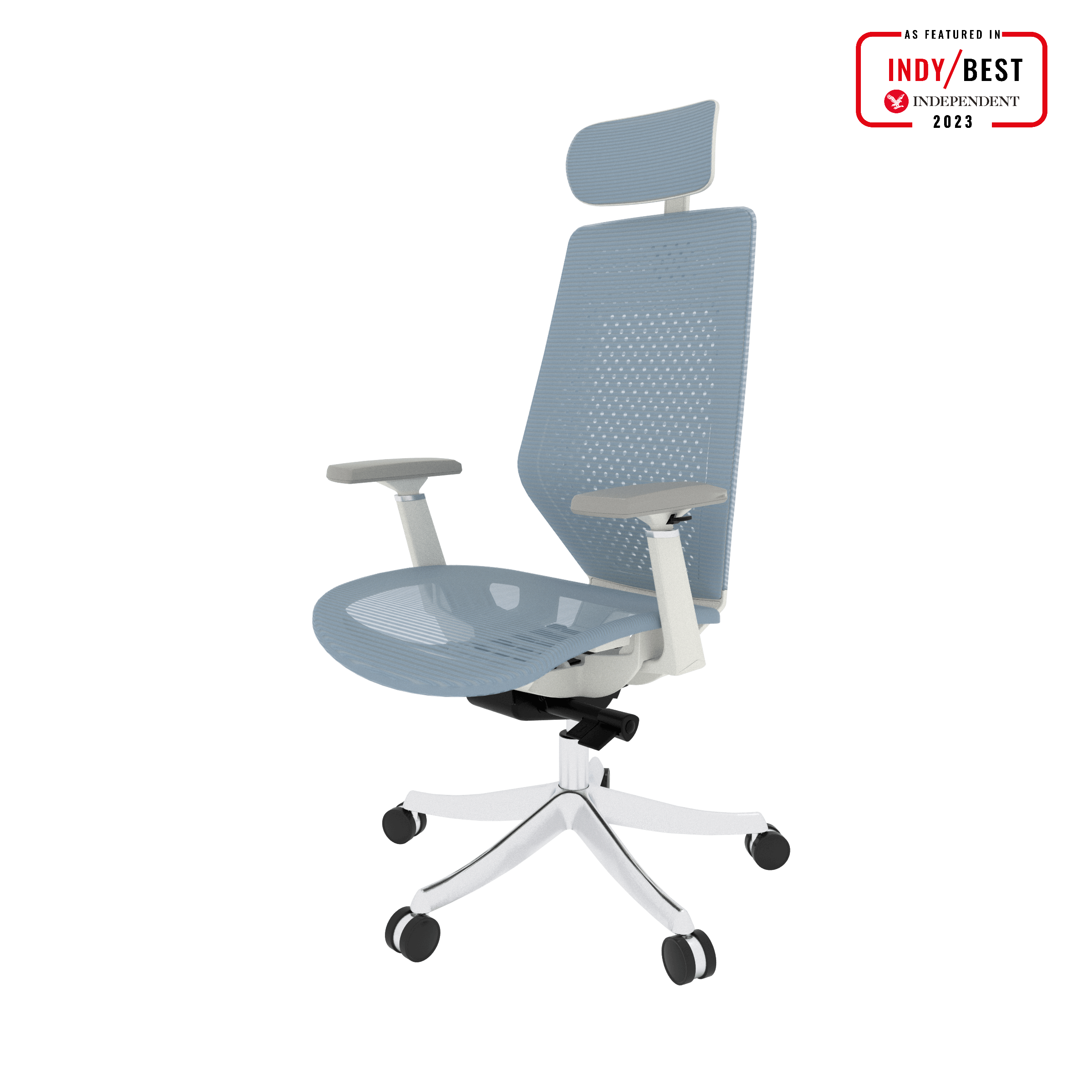 Product photograph of Flexispot Bs11pro Mesh Ergonomic Adjustable Office Chair Comfortable Computer Chair With Arms And Back Support Slove Back Pain Light Blue from FlexiSpot UK