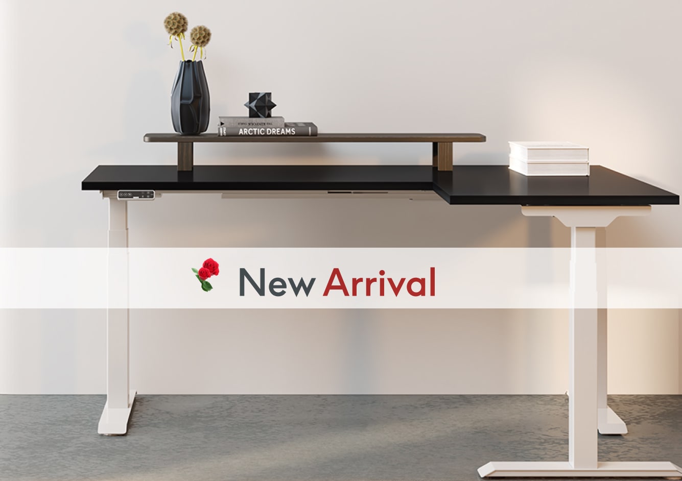 Embrace Productivity and Wellness with a Contemporary Height-Adjustable Desk