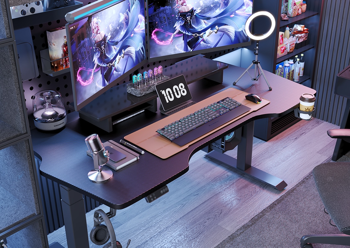 Next level gaming desk set-up